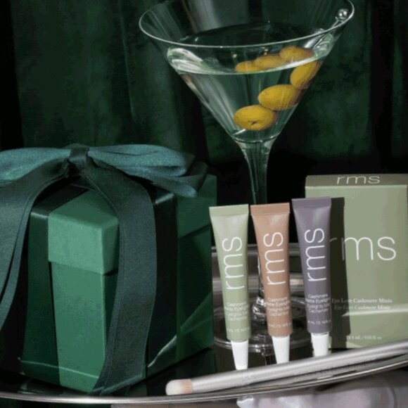 RMS BeautyCashmere Mini Eyelights Trio and Eye Polish Brush (Limited Edition)